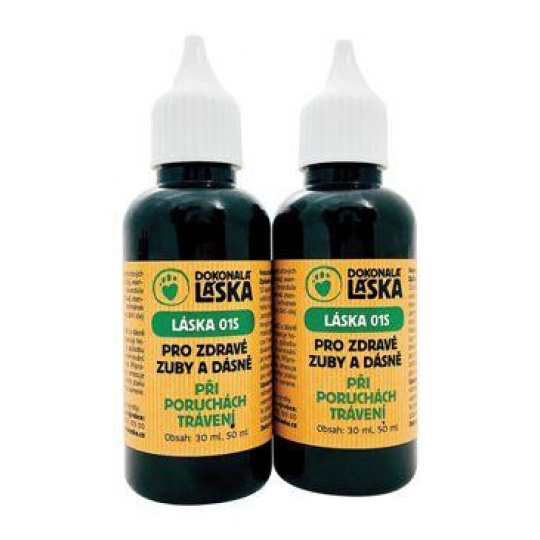 LÁSKA 01S Pre zdravé zuby a ďasná psov 100ml