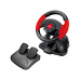xlyne EG103 herní ovladač Volant PC,Playstation 2,Playstation 3 Digitální Černá, Červená