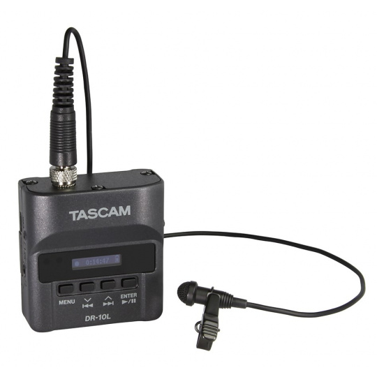 Tascam DR-10L - digitální diktafon s lavalier mikrofonem