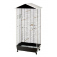 Voliéra NOTA 76,5x57x161,5cm pre malé vtáky čierna FP