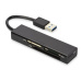 Ednet USB 3.0 MCR čtečka karet Černá USB 3.2 Gen 1 (3.1 Gen 1)
