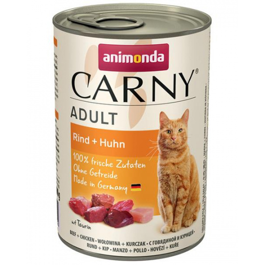 Animonda CARNY® cat Adult hovädzie a kura bal. 6 x 400 g konzerva Animonda CARNY® cat Adult hovädzie a kura bal. 6 x 400 g konzerva