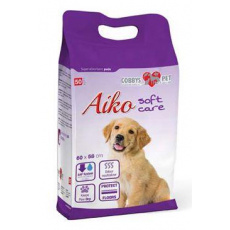 Podložka absorbční pro psy Aiko Soft Care 60x58cm 50ks