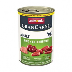 GRANCARNO Adult - hovädzie, kačacie srdce 400g