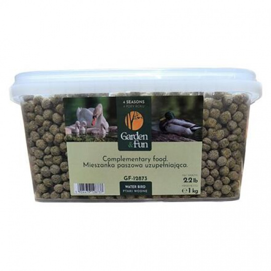 GARDEN FUN krmivo pre vodné vtáky vedro 1kg GARDEN FUN krmivo pre vodné vtáky vedro 1kg