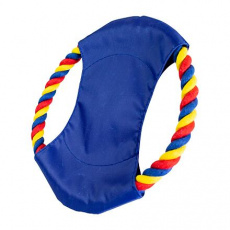 Lietajúci disk HipHop 20 cm / 110 g červená, modrá, biela + modrý stred Lietajúci disk HipHop 20 cm / 110 g červená, modrá, biela + modrý stred