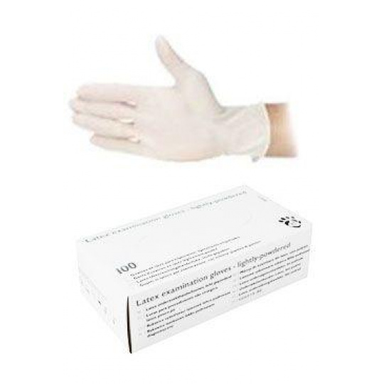Rukavice hniezdo.vyš.CVET VL latex L/100ks biele Rukavice hniezdo.vyš.CVET VL latex L/100ks biele
