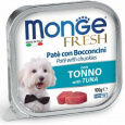 MONGE FRESH - paštika a kousky s tuňákem 100 g pro psy