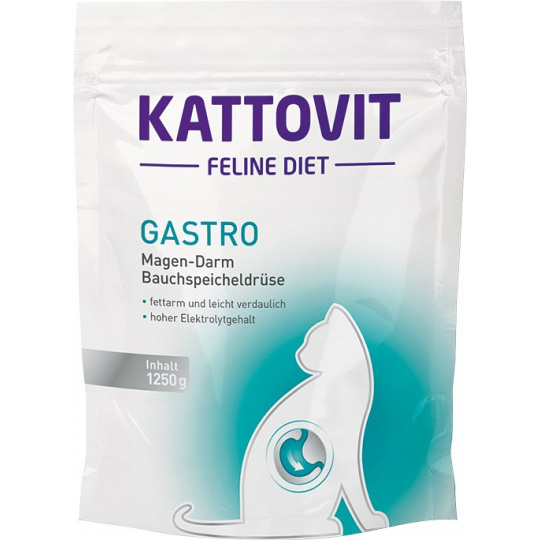 Kattovit Gastro 1.25kg suché krmivo pro kočky 1,25 kg Adult Zeleninová