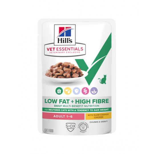 HILLS VE Feline Multi benefit Adult Weight Chicken kapsička 12 x 85 g