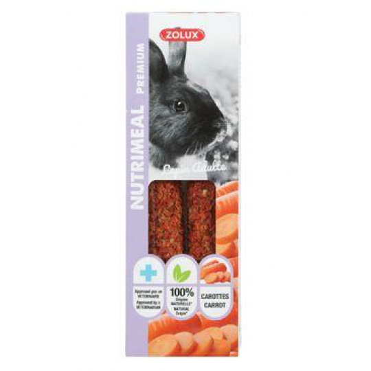 Pochúťka NUTRIMEAL STICK mrkva pre králiky 115g Pochúťka NUTRIMEAL STICK mrkva pre králiky 115g
