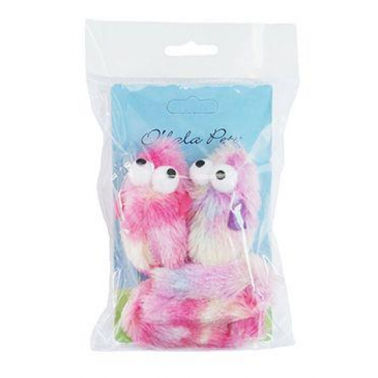 Hračka s kocúrnikom Myš 33cm plyš mix farieb 2ks Hračka s kocúrnikom Myš 33cm plyš mix farieb 2ks