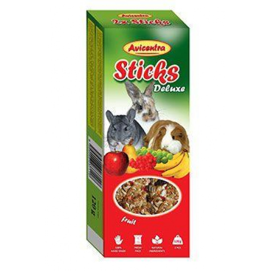 Avicentra tyčinky veľký hlodavec - ovocie 2ks