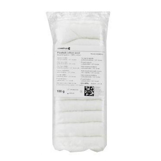 Vata obväzová 100g skladaná 100% bavlna CVET