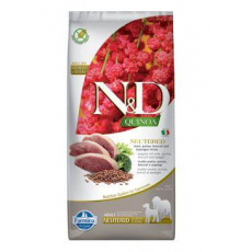 N&D Quinoa DOG Neutered Duck&Broccoli&Asp. 12kg + DOPRAVA ZDARMA