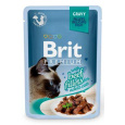 Brit Premium Cat D Fillets in Gravy With Beef 85g