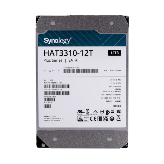 Synology HAT3310-12T vnitřní pevný disk 3.5" 12 TB SATA