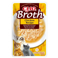 INABA Ciao Broth Chicken - pamlsek pro kočky - 12x40g