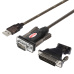 UNITEK Y-105A sériový kabel Černá 1,5 m USB Typ-A DB-9