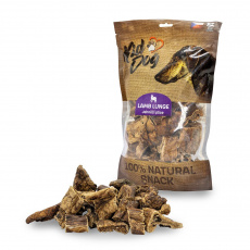 KIDDOG 100% Natural Snack, jahňacie pľúca 2-4 cm / 300 g