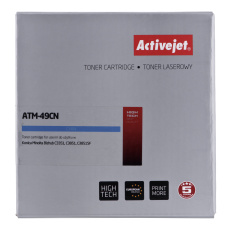 Activejet ATM-49CN tonerová kazeta pro tiskárny Konica Minolta, náhradní Konica Minolta TNP49C; Supreme; 12000 stran; modrá barva