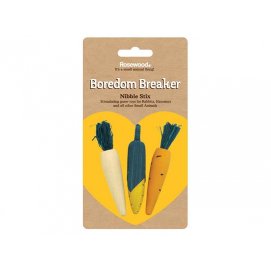 Hračka RW drevo hryzacia zelenina bal.3 ks