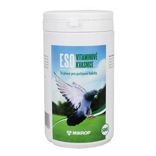 Mikrop ESO vit. kvasnice pre poštové holuby plv 500g Mikrop ESO vit. kvasnice pre poštové holuby plv 500g