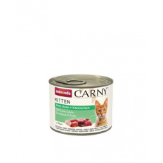 Animonda CARNY® cat Kitten hovädzie, kuracie mäso a králik bal. 12 x 200 g konzerva
