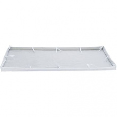 Podlaha k vnútornej ohrádke #62460, 140 x 70 cm, sivá/biela