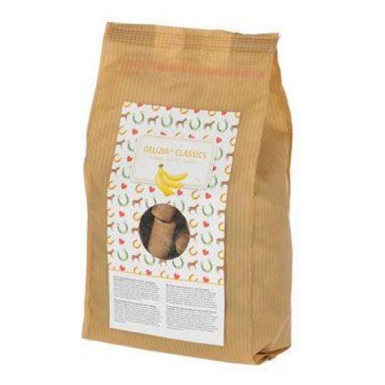 Pochúťka pre kone DELIZIA banán 1kg