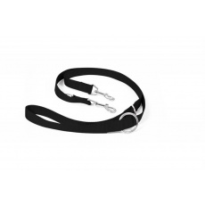 Vodítko DUVO+ Nylon Nastaviteľné čierne 200 cm/ 25 mm