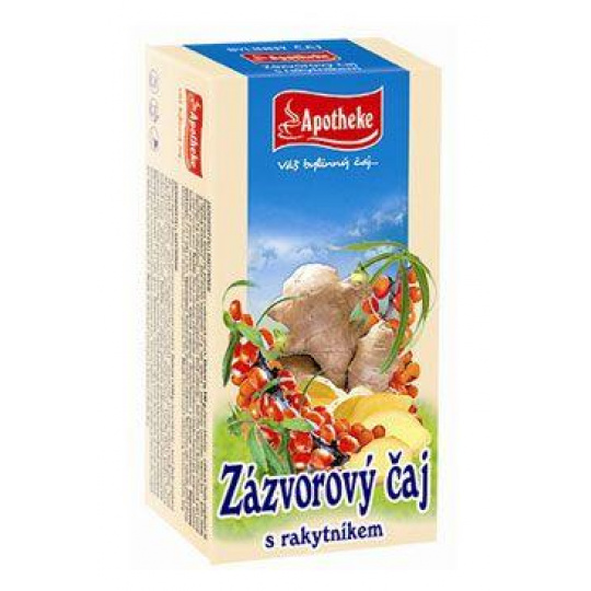 Čaj Apotheke Zázvor a rakytník 20x2g Čaj Apotheke Zázvor a rakytník 20x2g