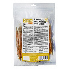 CARODO Dog poch. Kuracie mäso na byvolej koži 250g