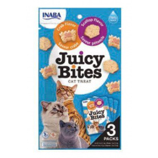 Pamlsok Inaba Juicy Bites cat Hrebenatka & Krab 3 x 11,30 g Pamlsok Inaba Juicy Bites cat Hrebenatka & Krab 3 x 11,30 g