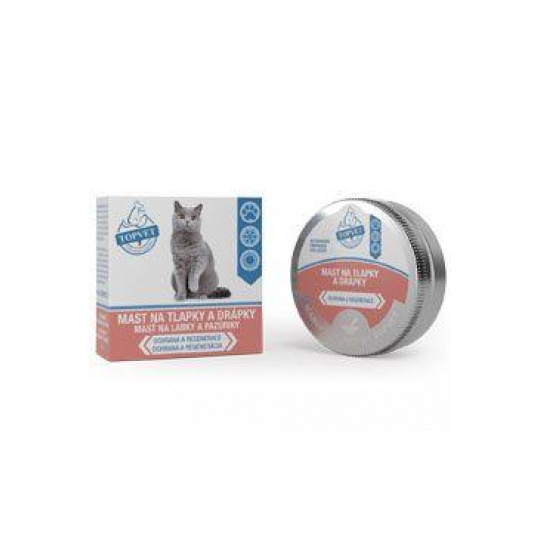 Masť na labky a pazúriky pre mačky TOPVET 30ml Masť na labky a pazúriky pre mačky TOPVET 30ml