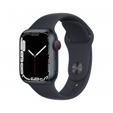 Apple Watch Series 7 41 mm OLED 4G Černá GPS