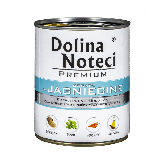 DOLINA NOTECI Premium Rich in lamb - Mokré krmivo pro psy - 800 g