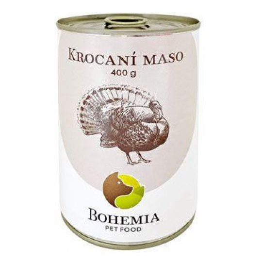Bohemia Morčacie mäso vo vlastnej šťave 400g Bohemia Morčacie mäso vo vlastnej šťave 400g