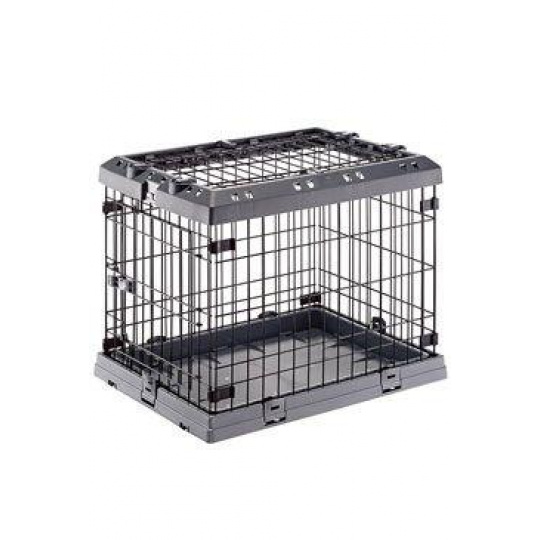 Prepravka SUPERIOR 60 skladacia pre psy sivá FP Prepravka SUPERIOR 60 skladacia pre psy sivá FP