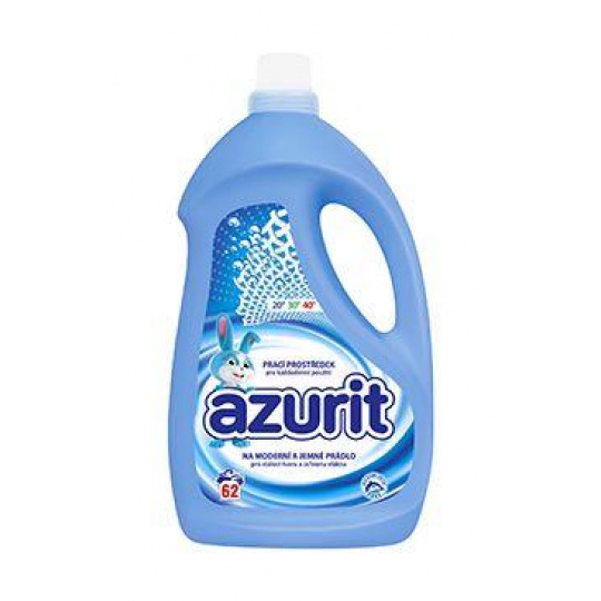 Prací gél Azurit moderné a jemné prádlo 2,48l, 62 dávok