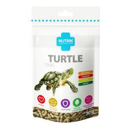 Nutrin Aquarium Turtle Sticks Korytnačka 70g