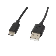 Lanberg CA-USBO-10CC-0018-BK USB kabel USB 2.0 1,8 m USB A USB C Černá