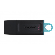 Kingston Technology DataTraveler Exodia USB paměť 64 GB USB Typ-A 3.2 Gen 1 (3.1 Gen 1) Černá, Tyrkysová