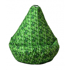 Sako taška pouffe Pear print Minecraft XXL 140 x 100 cm