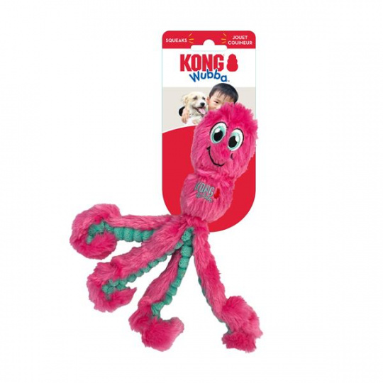 Hračka Kong Dog Wubba™Octopus chobotnica s pískatkom S polyester