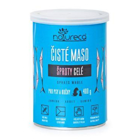 NATURECA konz. šproty celé pre mačky, pre psy 400g NATURECA konz. šproty celé pre mačky, pre psy 400g