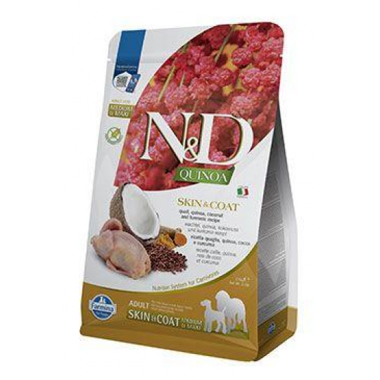 N&D Quinoa DOG Skin&Coat Quail Adult M/L 2,5kg N&D Quinoa DOG Skin&Coat Quail Adult M/L 2,5kg