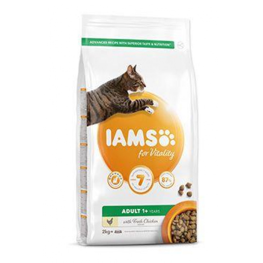 Iams Cat Adult Chicken 2kg Iams Cat Adult Chicken 2kg