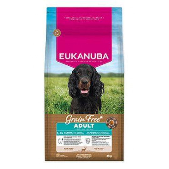 Eukanuba Dog GF Adult All Breeds rich in Venison 3kg