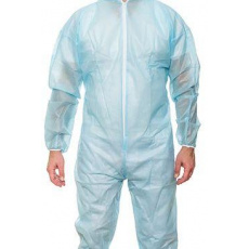 Oblek hygienický s kapucňou 40g/m2 M CVET 1ks